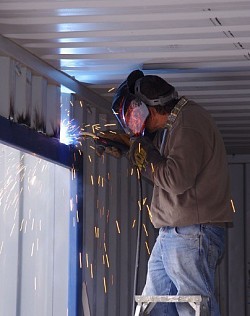 Container Modification:    From structural & aesthetic, to completely custom, GEM can do it all.
