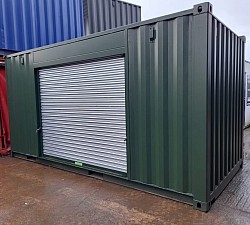20ft storage container with roll up doors  $4000